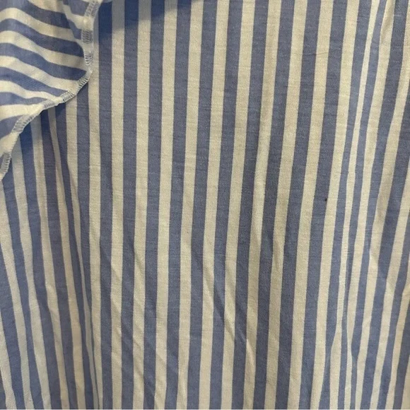 Striped Tank Top with Ruffle Modal Blend Size Small - Picture 5 of 12